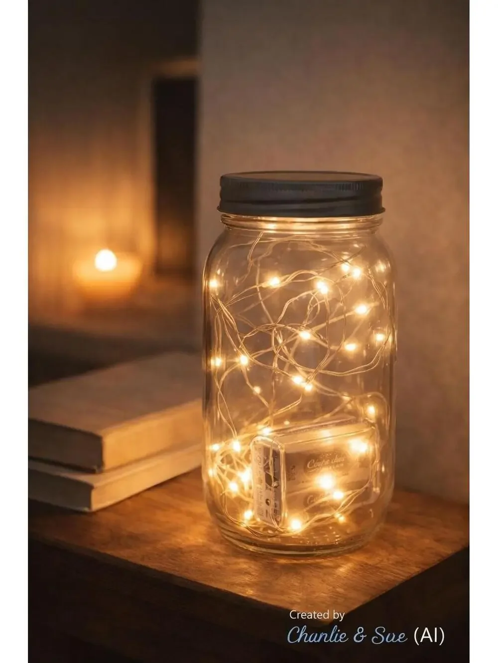 LED Fairy String Lights Battery Operated Clear Wire Indoor Decor New